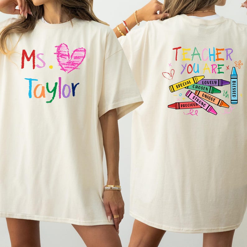 Custom Name Teacher T-Shirt, Personalized Teacher Gift, Teacher You Are Shirt, Teacher Graduation Shirt, Graduation Gift