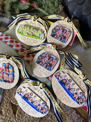 Class Picture Ornament, Gift for Teacher from Classroom, Gift from Classroom, Personalized Teacher Gift, Gift from Students