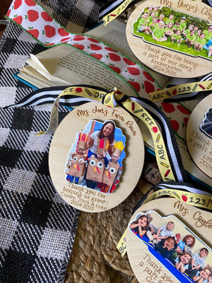 Class Picture Ornament, Gift for Teacher from Classroom, Gift from Classroom, Personalized Teacher Gift, Gift from Students