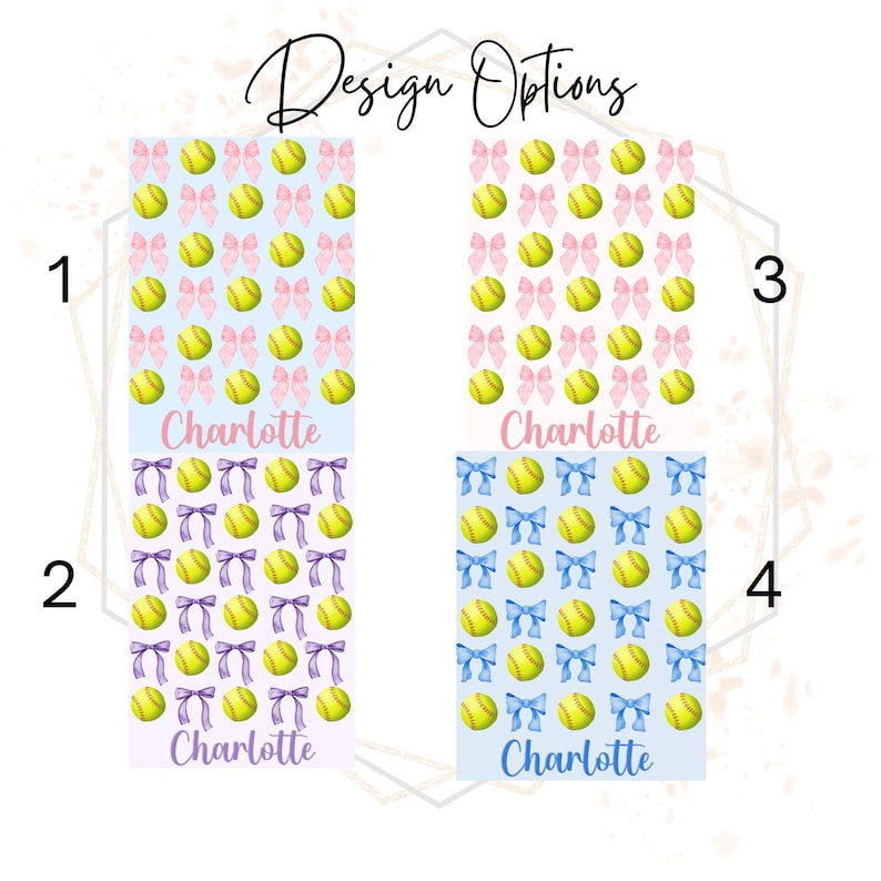 Softball and Bows Blanket, Personalized Team Gift