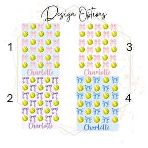 Softball and Bows Blanket, Personalized Team Gift