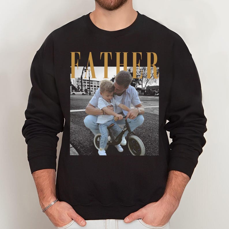 Custom Photo Dad Shirt, Custom Photo Shirt for Dad, Father's Day Shirt, Fathers Day Gift 2025, Grandpa Gift, Dad Gift
