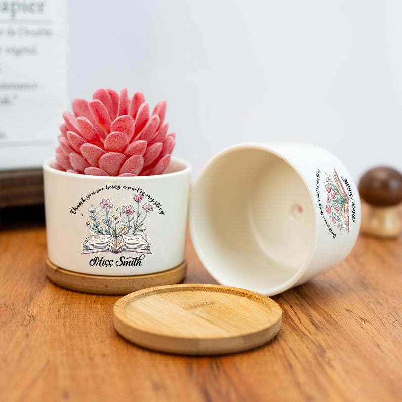 Thank You for Being A Part of My Story Flower Pot,Floral Planter Gift,Mini Succulent Planter,Appreciation Gift,Teacher Gift,Thank You Gift