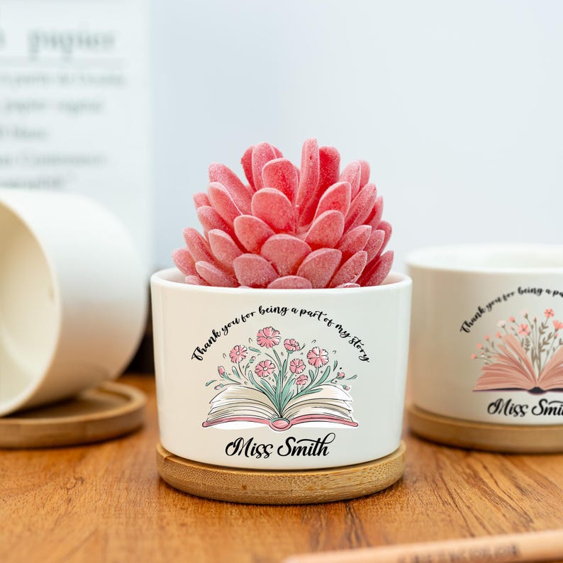 Thank You for Being A Part of My Story Flower Pot,Floral Planter Gift,Mini Succulent Planter,Appreciation Gift,Teacher Gift,Thank You Gift