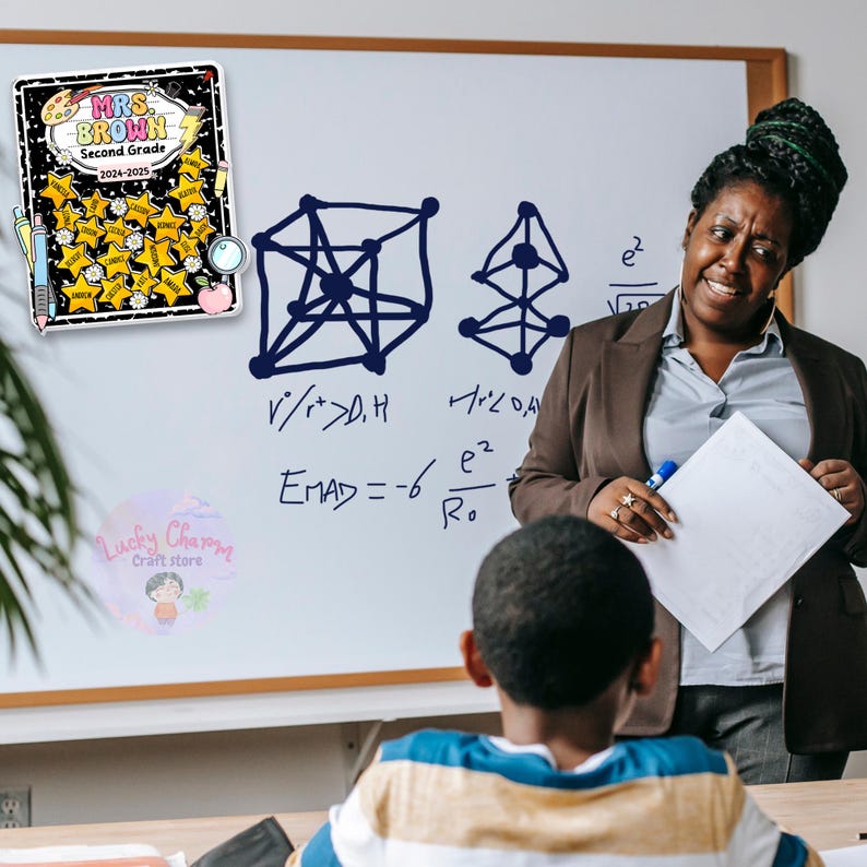 Teacher Appreciation Gift, Custom Teacher Shaker Magnet, Teacher Gifts, Teacher Magnet, Composition Notebook Magnet, Refrigerator Magnets