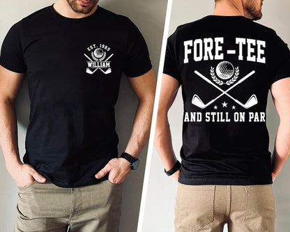 40th Birthday Golf Shirt: Personalized Tee for Dad