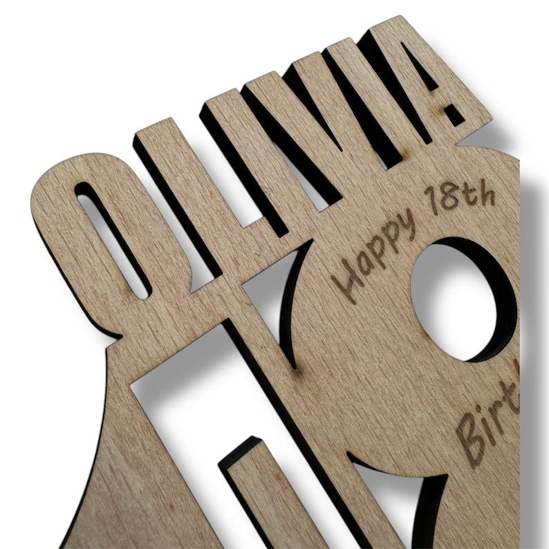 18th Birthday Gifts for Girls, Money Holder, Wallet, Milestone Gift, Special Age 16,21,50,75