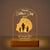 Personalized Father's Day LED Lamp Custom Dad's Night Light with Kids Names Sentimental Gift for Dad and Grandpa