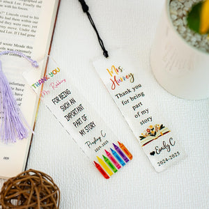 Teacher Appreciation Gifts,Custom Bookmark For Teacher,Thank You Gifts,Gifts for Teacher,Back To School Gifts,Bookmark Gifts for Teacher