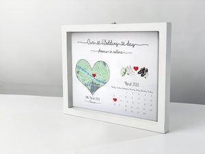 Wedding Map frame Gift, Personalised Wedding engaged Frame, Wedding Date Gift, Wedding Gifts, Couple Gift, Wedding Location Gift, new couple