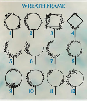 Custom Birthday Cake Topper: Personalized Acrylic Party Decor