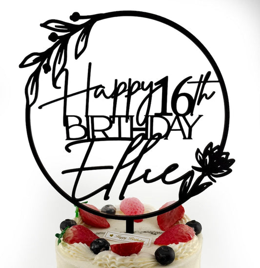 Custom Birthday Cake Topper: Personalized Acrylic Party Decor il_794xN.6863934046_ccuv.jpg