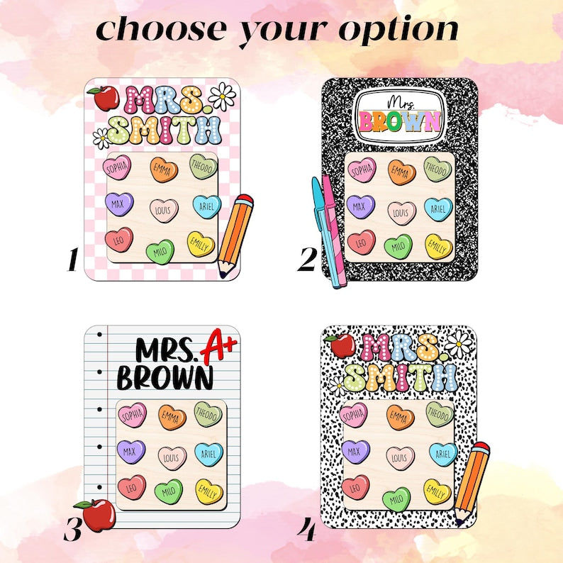 Custom Teacher Shaker Magnet, Personalized Teacher Appreciation Gift, Thank You Gift for Teacher, Preschool Teacher Magnet