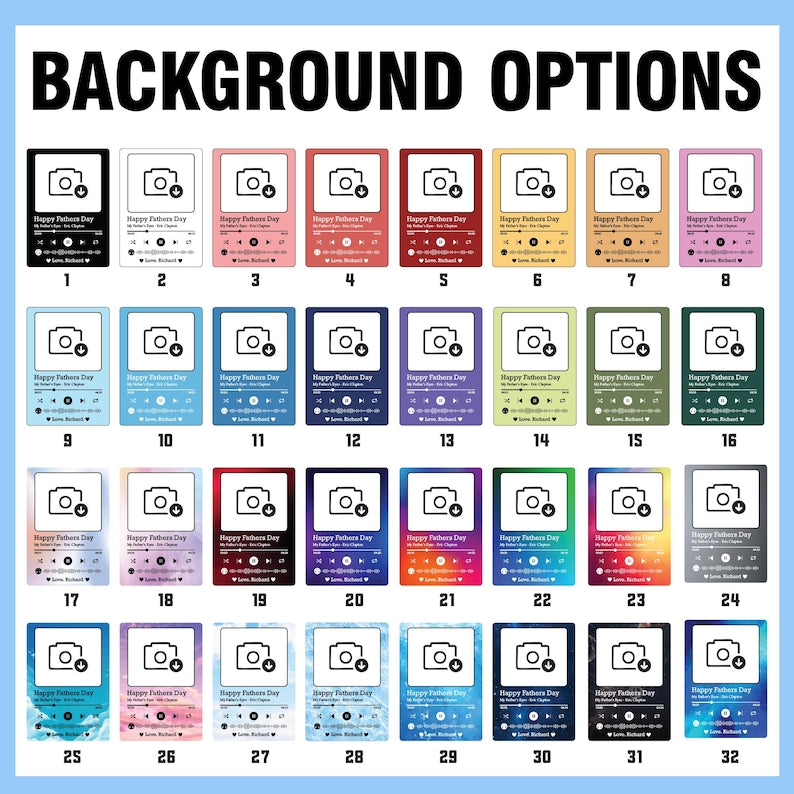 Personalized Photo Song Car Visor Clip, Gift for Him, Husband, Valentine's Day Gift, Anniversary Gift, Picture Gift, Music Gift, Daddy Gift