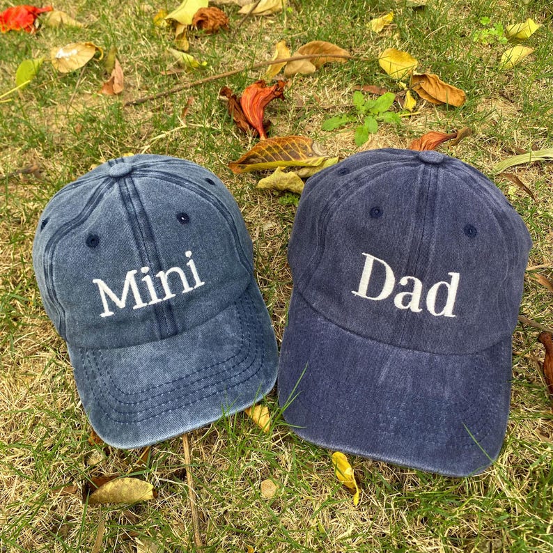 Custom Embroidered Family Matching Cap, Mum Dad Hats, Custom Dad Caps, Daddy Mini Hat, Big Bro Hat, Personalised Pregnancy Announcement Gift il_794xN.6864523977_o7t1.jpg