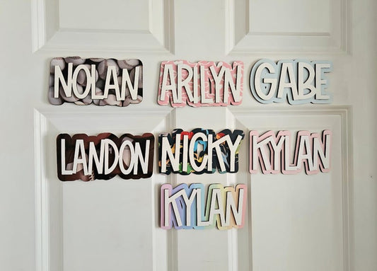 Kids Door Sign | Name Sign For Door | Nursery Door Sign | Kids Room Sign | Playroom sign | Nursery sign