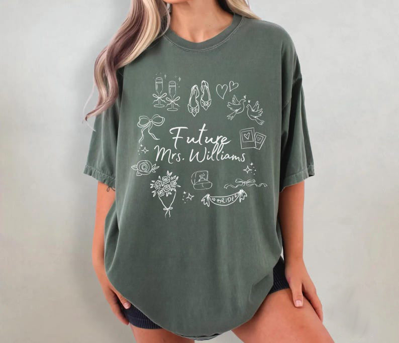 Future Mrs Shirt Custom Engagement Shirt Personalized Bride Shirt Engagement Gift For Anniversary Wifey Shirt Newly Engaged Gift