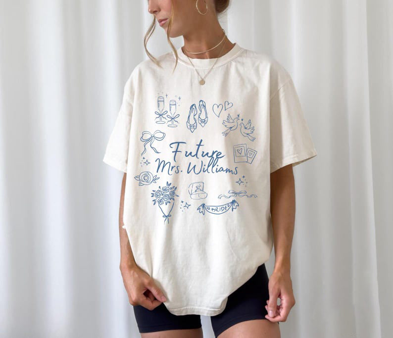 Future Mrs Shirt Custom Engagement Shirt Personalized Bride Shirt Engagement Gift For Anniversary Wifey Shirt Newly Engaged Gift