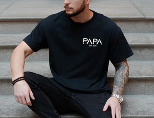 Dad T-Shirt with children's names and birth years Gift for the best dad Personalized Father's Day gift Birthday gift for dad