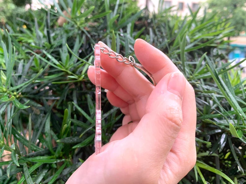 Pet Portrait Keychain, Custom Cat Keychain, Personalized Dog Photo Keychain, Pet Memorial Gift, Gift for Pet Lovers