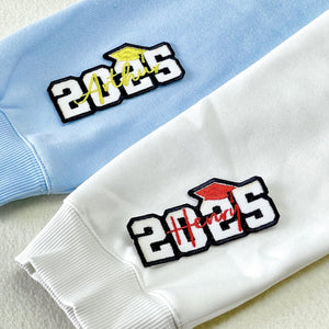 Custom Class of 2025 Patch Graduation Keepsake Gift for Her or Him, Senior Grad 2025 Decor, Embroidered Patch for School or College
