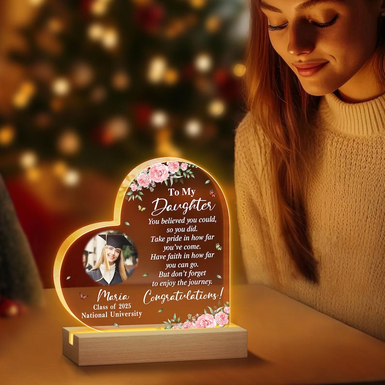 Personalized Graduation Night Light, High School Graduation Gift, Graduation Gifts For Her, Him, College Graduation Gift, New Graduate Gift