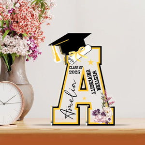 Personalized Graduation Acrylic Block, Custom 2026 Graduation Plaque with Name, Senior Decor, Class of 2026 Keepsake Gift