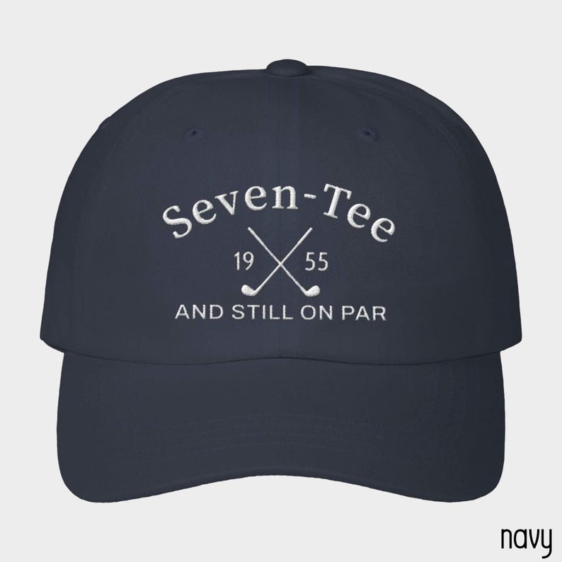 70th Birthday Gift for Men,70th Birthday Golf Hat,Seven-Tee And Still On Par,Grandpa Dad 70th Birthday Gift,Golf Lover Golfing Gift for 70th
