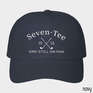 70th Birthday Gift for Men,70th Birthday Golf Hat,Seven-Tee And Still On Par,Grandpa Dad 70th Birthday Gift,Golf Lover Golfing Gift for 70th