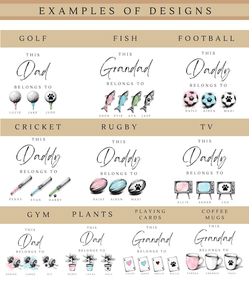 Personalised Mugs, Fathers Day Gifts, Gifts For Dad, Golf Gifts, Gifts For Him, Football Gifts, Grandad Gifts, Fishing Gifts, Coffee Mugs