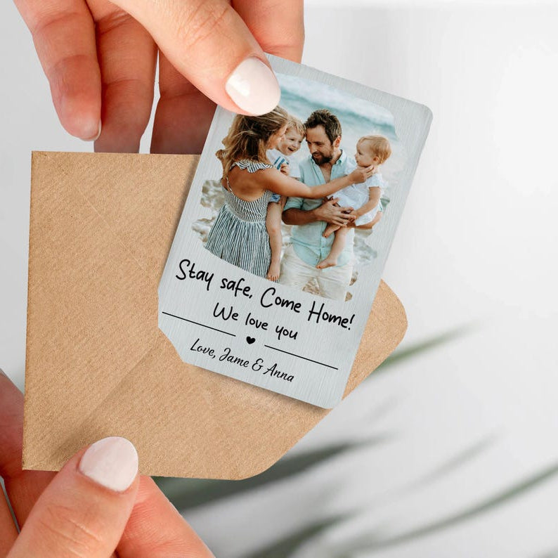 Personalized wallet card, Custom wallet card, Custom Dad Photo, Father's Day Gift From Son Daughter, Fathers Day Gift For Dad