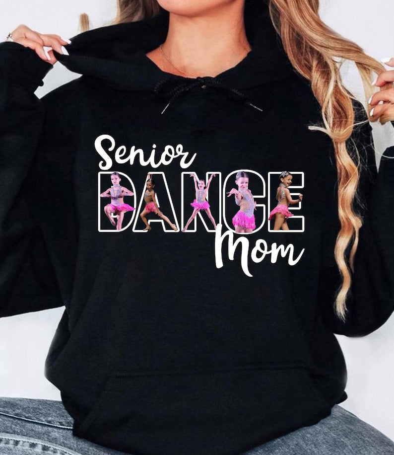 Custom Dance Mom Shirt, Dance Mom Custom Photo Shirt, Personalized Dance Mom T-shirt, Cheer Mom Shirt, Dance Photo Shirt, Dance Mom Gifts