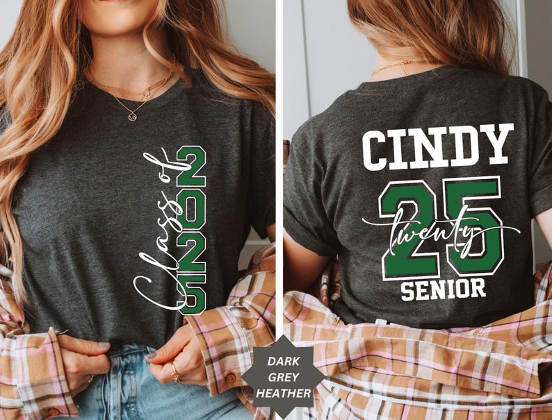 Custom Senior Class of 2025 Shirt, Senior 2025 Shirt, Graduation gift,Personalized High School Graduation, Group 2025 Grad Tees,Gift for Mom