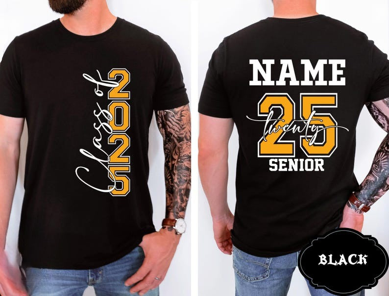 Custom Senior Class of 2025 Shirt, Senior 2025 Shirt, Graduation gift,Personalized High School Graduation, Group 2025 Grad Tees,Gift for Mom