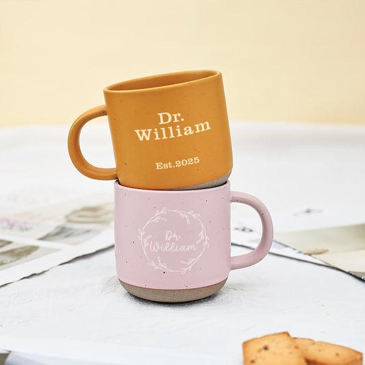 Personalized Dr Coffee Mug, Engraved Ceramic Mug Est 2025 Gift, Tea Mug Coffee Cup, PHD Graduation Gift, Appreciation Gift, PHD Student Gift
