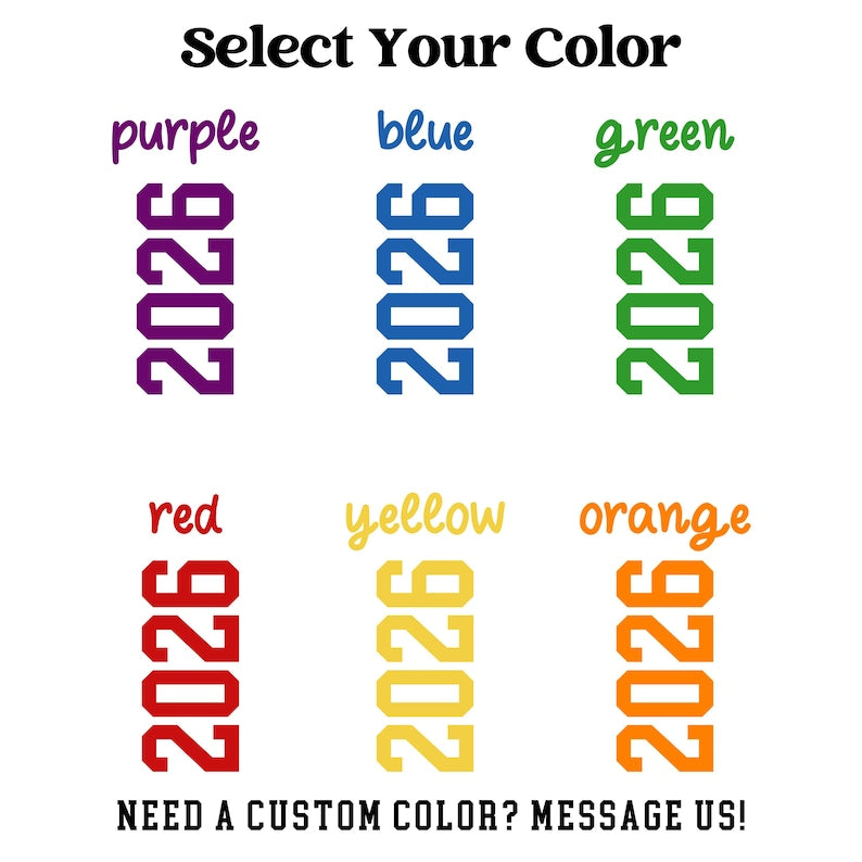 Personalized Senior 2026 Tumbler, Custom Graduation Tumblers, 2026 Senior, Class of 2026, Back to School Gift for Senior, Senior Night Gifts