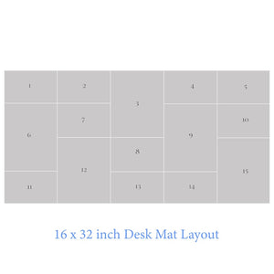 Photo Desk Mat, Personalized Customized Mouse Pad, Office Desk Decor, Computer Workstation Accessories, Photo Gift Idea