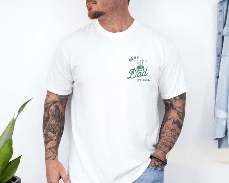 Best Dad By Par Personalized Shirt Golf Dad Shirt Fathers Day Gift Custom Golf Shirt For Dad Cool Dads Club Golf Lovers Shirt