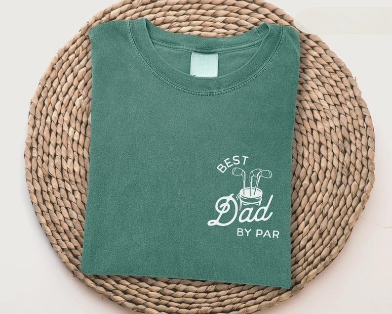 Best Dad By Par Personalized Shirt Golf Dad Shirt Fathers Day Gift Custom Golf Shirt For Dad Cool Dads Club Golf Lovers Shirt