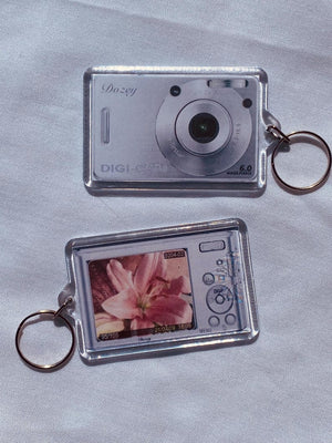 Custom digital camera keychain | kpop, phone charm, celebrity, anime, friendship