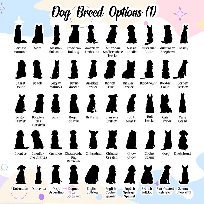 Custom Dog Memorial Suncatcher with Dog Breed, Personalized Couple Dog Suncatcher With Name, Dog Memorial Gift, Dog Loss Gift