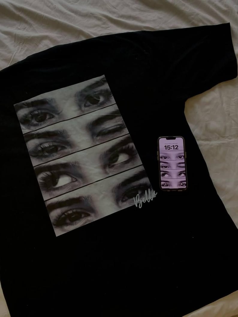 Personalized The Look Of Love Shirt, Eye Shirt, Love Eyes Tee, Eyes Trend T-shirt, Couple Gift
