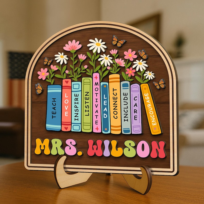 Teacher Appreciation Gifts, Teacher Gift from Class, Personalized Teacher Thank You Gift from Students, End of Year Teacher Gift from Class