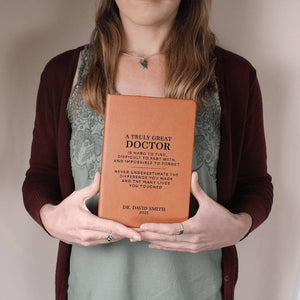 Doctor Retirement Gift Personalized Journal Notebook - Retiring MD Gift, Physician Retirement, Doctor Farewell Gift, Doctor Appreciation