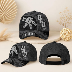 Custom Best Papa Ever Hat, Custom Dad Hats, Best Gift for Dads, Daddy Fist Bump, Papa Hat, Gift for Papa, Fathers Day Hat, Fathers Day Gift