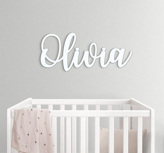 Wooden Name Sign Baby Name Sign Nursery Name Sign Custom Name Sign Wooden Letters Wood Name Sign Wall Name Sign Baby Name Cutout