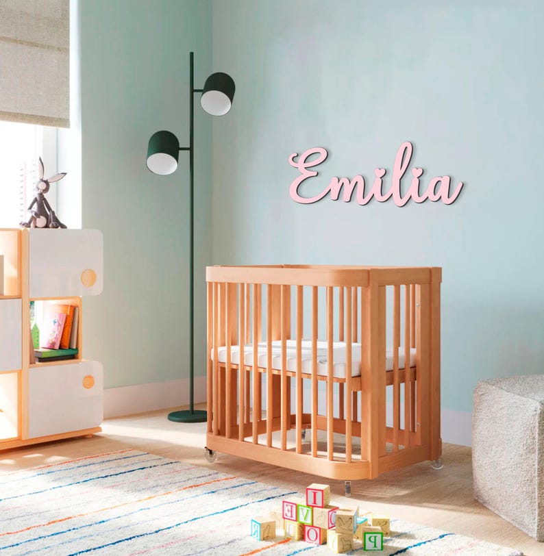Wooden Name Sign Baby Name Sign Nursery Name Sign Custom Name Sign Wooden Letters Wood Name Sign Wall Name Sign Baby Name Cutout