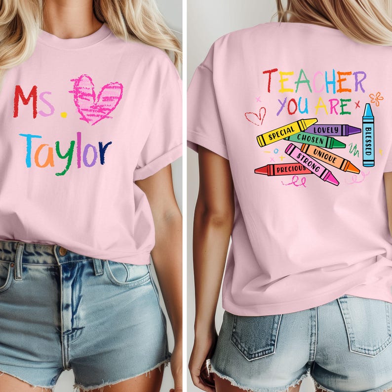 Custom Name Teacher T-Shirt, Personalized Teacher Gift, Teacher You Are Shirt, Teacher Graduation Shirt, Graduation Gift