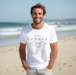 Dadman Personalized T-Shirt, Gift from Son,Gift from Daughter, Birthday Gift for Dad, Father's Day Gift,Personalized Father's Day Gift Ideas