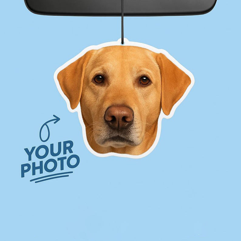 Photo Car Air Freshener, Memorial Pet Car Freshener, Custom photo Freshener, Custom Car Freshies, Personalized Gift, Custom Air freshener